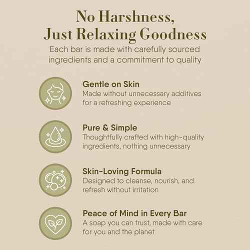 360Feel Clean cotton Soap 5 oz Castile Handmade Soaps -Refreshing Spring scent- Essential Oil Natural Mans Soap bar- Anniversary Wedding Gifts- Made in USA-Gift ready Cotton Blossom