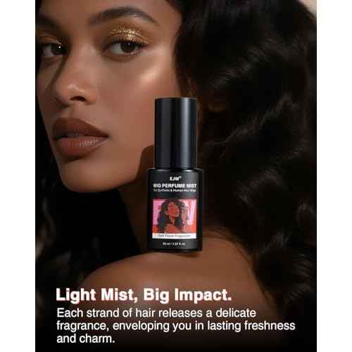 EJW Wig Perfume Mist ? Refreshing Hair Fragrance for Synthetic & Human Hair Wigs ? Odor Neutralizing, Softening & Shine-Enhancing ? 3.38 fl. oz