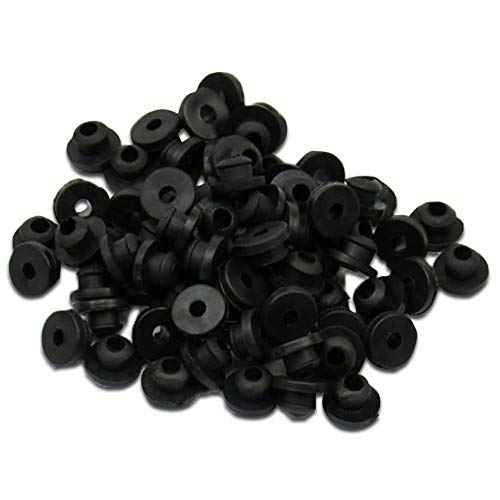 200 Pcs Tattoo Needle Grommets Black Silicone Tattoo Grommets Nipples for Tattoo Machine Needles Accessories