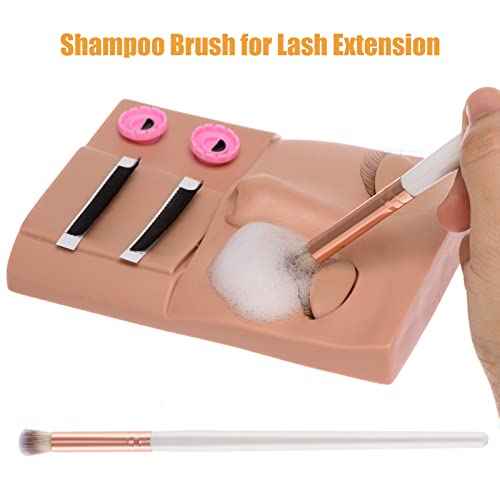 10 PCS Eyelash Cleaning Brush, Lash Shampoo Cleansing Brush, Eyelash Extension Cleaning, Lash Cleanser for Eyelash Brush, Lashes Extension Supplies