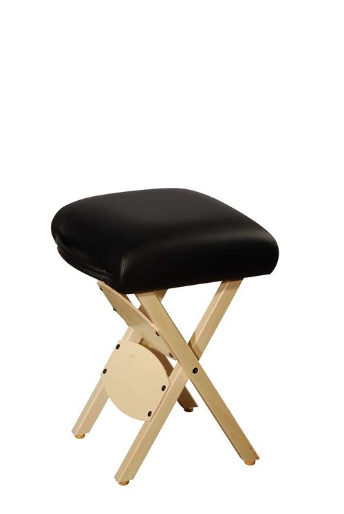 Master Massage Wooden Portable Folding Massage Stool- Lightweight Wood Foldable Tattoo Stool-Portable Tattoo Stool-Mobile Chair Seat Easy to Carry