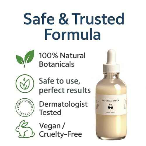 True Belly Serum Organic Firming & Hydrating Belly Oil,Gentle And Non-Irritating,Belly Oil For Pregnant Women,Reduce Sagging,Skin Nourishment Elasticity Support Serum