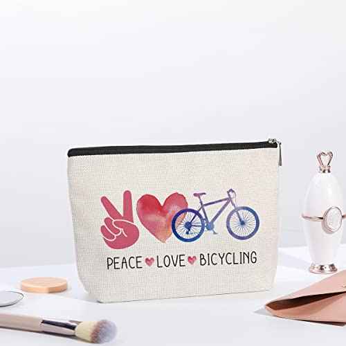 Gifts for Bicycle Enthusiasts Bicycling Gifts for Women Men Bicycling Bicyclist Gift for Biker Cyclist Athlete Bicycle Rider Birthday Christmas Gifts for Women Her Female - Peace Love Bicycling