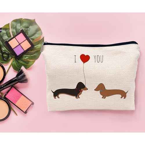 Dachshund Gifts: Makeup Bag, Wiener Dog Gifts for Women