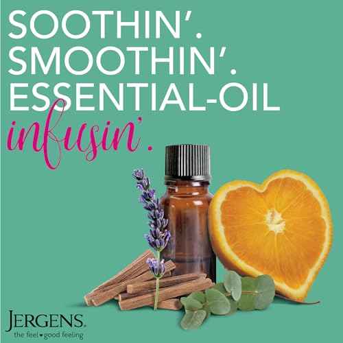 Jergens Sweet Citrus Body Butter, Hand and Body Lotion, Moisturizer for Women, Lotion with Essential Oil for Indulgent Moisturization, 7 Oz