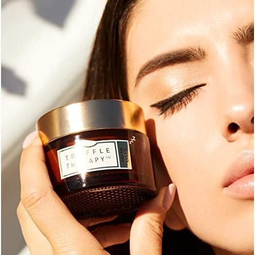 SKIN&CO Truffle Therapy Dream Cream, 1.7 FL OZ, AHA Night Cream, Acid Fruit Complex, Radiance Boosting Creme, Alcohol Free, GMO Free, Vegan, Organic Farming, Black Winter Truffle Extract