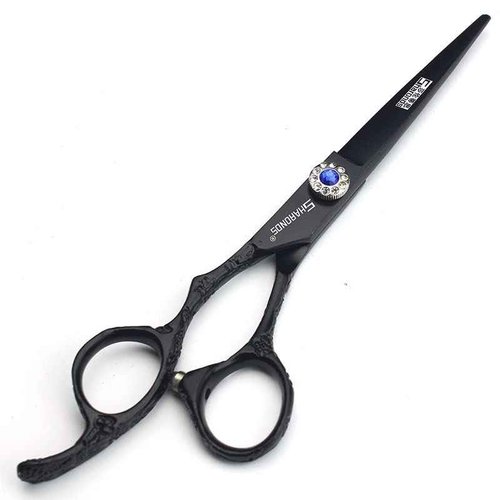 Hairdresser Professional Left-Handed Scissors Set - 6.0 Inch Hair Sparse Scissors - 440C (3pc-A)