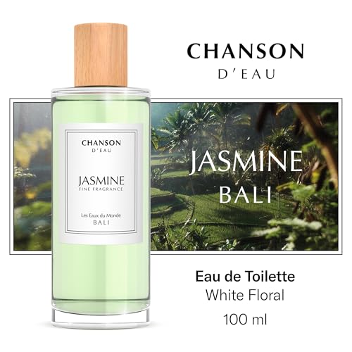 Chanson Jasmine Eau de Toilette 3.4 fl oz (Pack of 1), Notes of Jasmine, Tuberose, and Vanilla, Women's Fragrance, Long Lasting, Everyday Fragrance, Travel Size