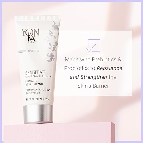 Yonka Sensitive Creme | Hydrating Facial Moisturizer for Sensitive Skin | Prebiotic and Probiotic Skincare | Fragrance-Free | 1.72 oz