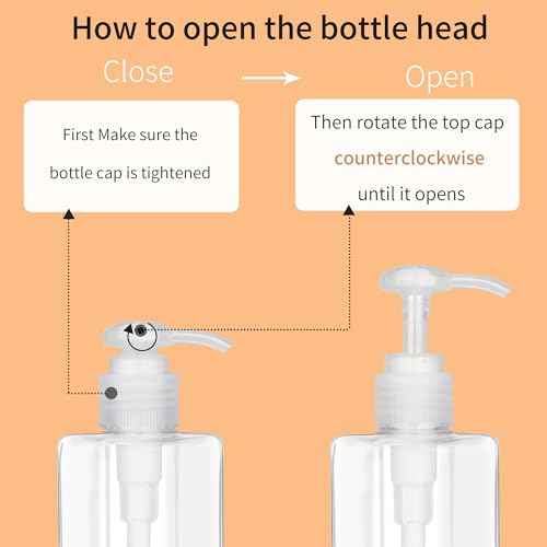 150ml (5.1oz) Pump Bottle Dispenser Jansburg 2 Pack Refillable Flat Square Plastic Lotion Dispenser Leakproof Empty Lotion Pump Bottle for Essential Oil Soap Lotion Shampoo Clear