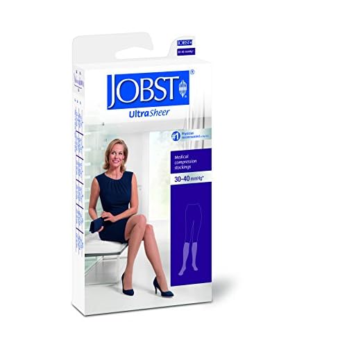 Jobst Ultrasheer 30-40 Knee High Closed Toe Compression Stockings