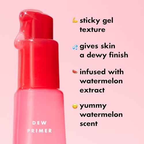 e.l.f. Jelly Pop Dew Primer, Limited Edition Translucent Face Primer For Moisturizing & Smoothing Skin & Gripping Makeup, Vegan & Cruelty-Free
