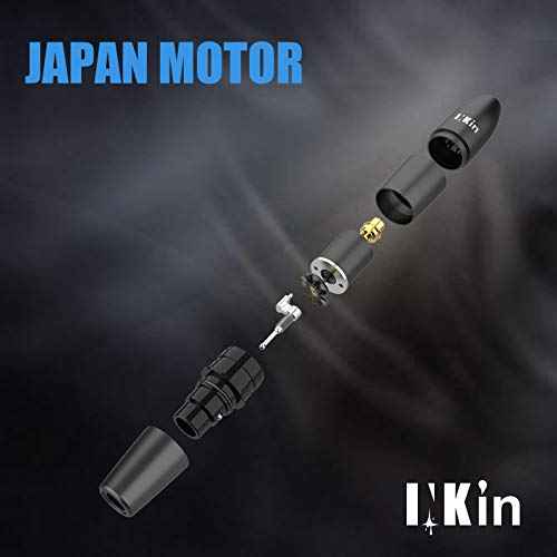 INKin Tattoo Machine Professional Tattoo Gun with Coreless Motor Rotary Tattoo Pen with RCA Connector for Tattoo Artrists and Beginners