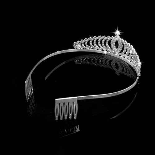 Tiana Crown, Fairy Godmother Rapunzel Costume Tiara for Women Princess Peach Bride Diaries - Vofler Silver Coronas para 15 A?os Hair Accessories for Party Quinceanera Prom Wedding Birthday Girls