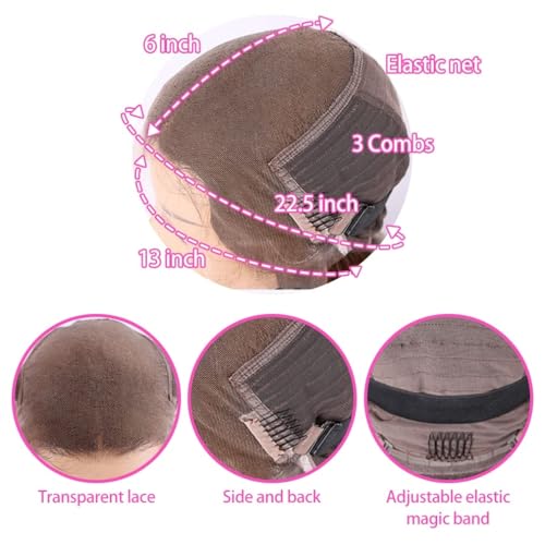 26inch Ombre Lace Front Wig Human Hair Highlight 13x6 Straight Lace Front Wigs 180% Density 4/27 Colored Honey Blonde Lace Frontal Wigs