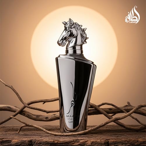 Lattafa Maahir Legacy - Aromatic Spicy, Citrus, Amber Wood - Eau de Parfum Long-Lasting Fragrance for Men, 3.40 Ounce / 100 ml
