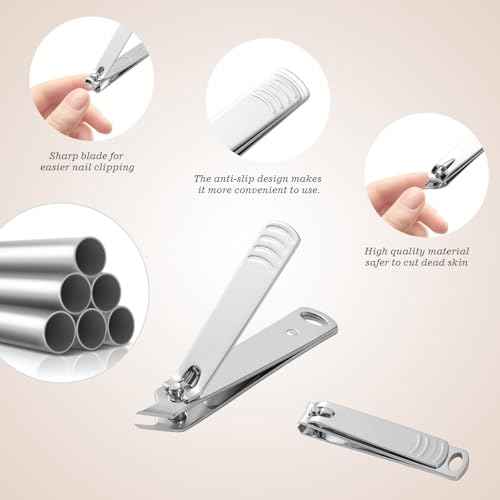Manicure Pedicure Set, Nail Clipper Set 10-Piece Set Professional Manicure Kit Nail Kit with Portable Brown Travel Case Gift for Men Boyfriend Parent
