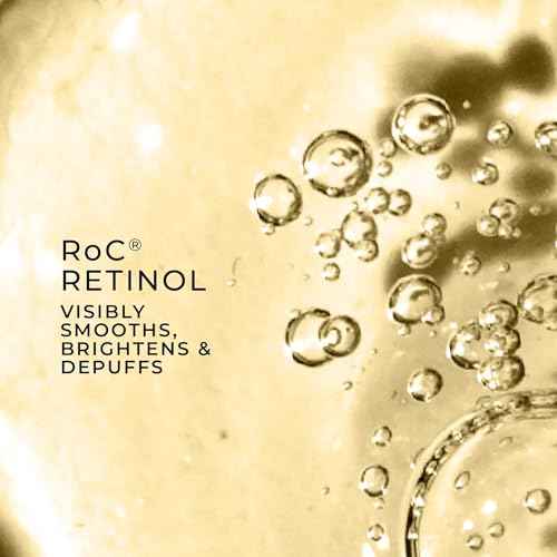 RoC Retinol Correxion Eye Cream Mini for Dark Circles & Puffiness, Daily Wrinkle Cream, Anti Aging Line Smoothing Skin Care Treatment, .25 Ounces