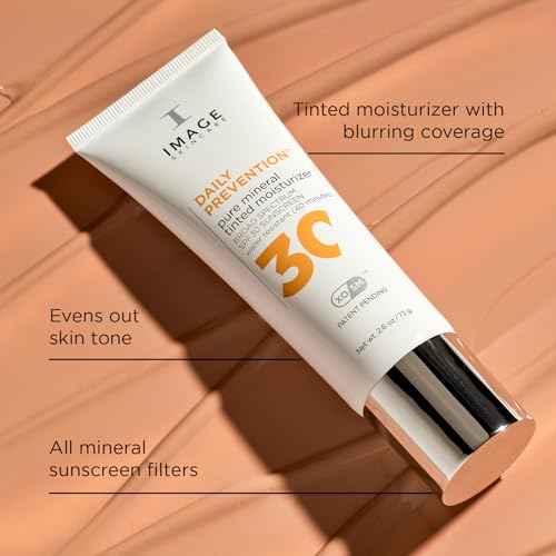IMAGE Skincare DAILY PREVENTION Pure Mineral Tinted Moisturizer, SPF 30 Broad Spectrum Sunscreen