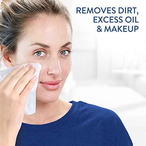 Cetaphil Face and Body Wipes, Gentle Skin Cleansing Cloths, 10 Count, Pack of 12, for Dry, Sensitive Skin, Flip Top Closure, Great for the Gym, Travel, in the Car, Hypoallergenic, Fragrance Free