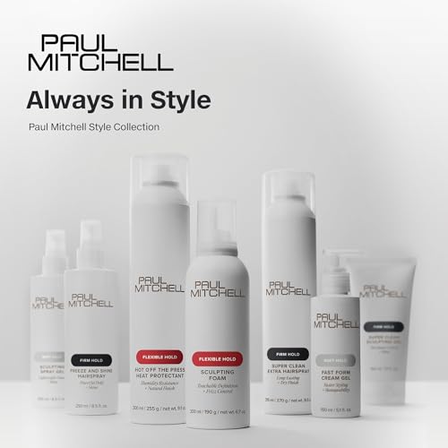 Paul Mitchell Wax Works Hair Gel, High Definition, Bold Texture, For All Hair Types, 6.8 fl. oz.
