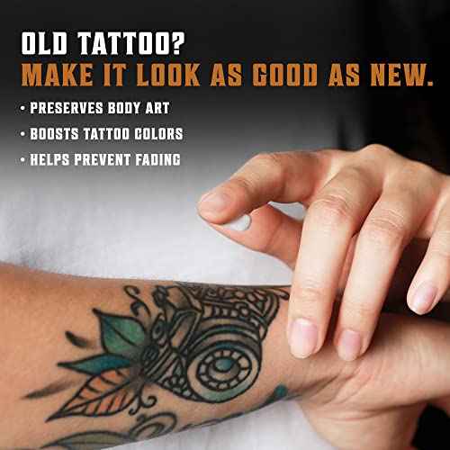 Viking Revolution Tattoo Care Balm for Before, During & Post Tattoo Safe, Natural Tattoo Aftercare Cream Moisturizing Lotion to Promote Skin Moisture, Skin Moisturizer, (2oz,1 Pack)