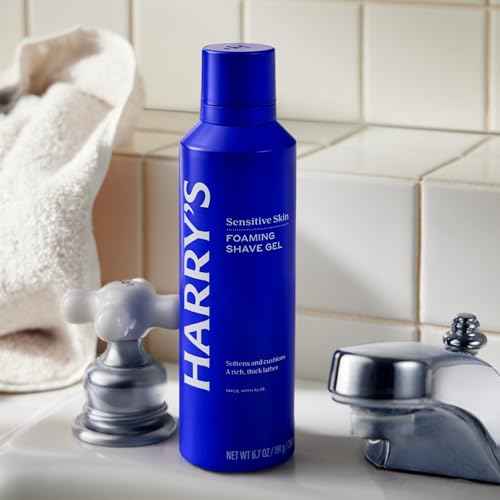 Harry's Foaming Shave Gel for Men with Aloe - (3 Pack) 6.7oz - Soothes and Cushions Skin for Shaving - Safe For Sensitive Skin