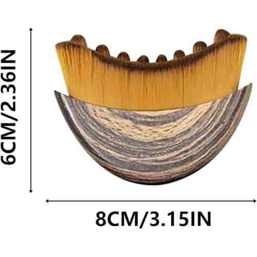 Lymphatic Contour Face Brush, Dry Brushing Face Brush, Lymphatic Drainage Massager for Face, Chin & Jawline Sculpting,Fits to The Skin to Relieve Fatigue (2PCS)