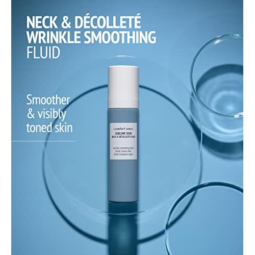 [ comfort zone ] Sublime Skin Neck & Decollete Fluid, Neck & Chest Firming Cream, Lightweight & Fast Absorbing, Ideal For Mature And Dry Skin, 2.02 Fl. Oz.