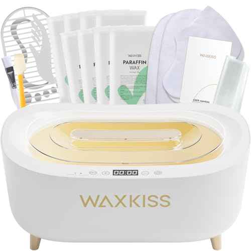 Waxkiss Intelligent Paraffin Wax Machine for Hands & Feet,Paraffin Wax Warmer for Professional Spa (A)