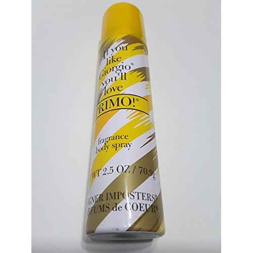 Primo By Parfums De Coeur For Women. Cologne Spray 1.8-Ounce and Fragrance Deodorant Body spray 2.5 Oz bundle