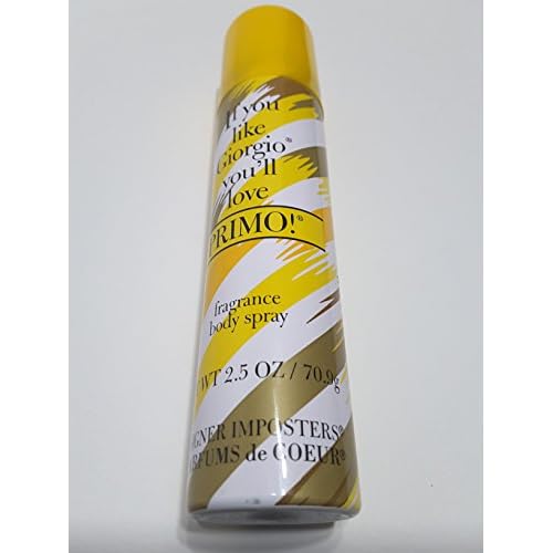 Primo By Parfums De Coeur For Women. Cologne Spray 1.8-Ounce and Fragrance Deodorant Body spray 2.5 Oz bundle
