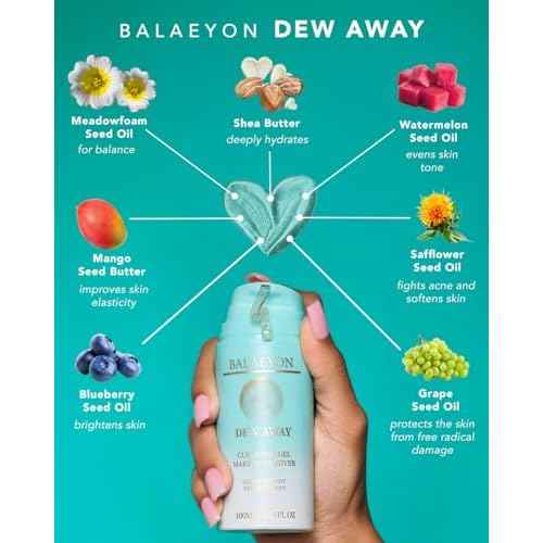 Cleansing Gel Makeup Remover, Removes Waterproof Mascara, 3-In-1 Cleanser, Oil Based, Moisturizing, Great For Sensitive Skin, All Natural, TSA Friendly, 3.38 fl oz