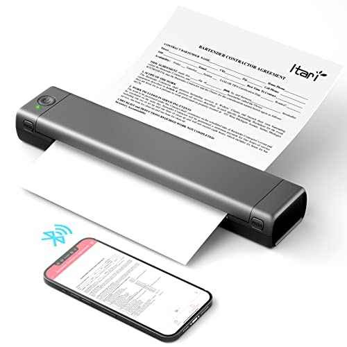 Itari M08F Tattoo Stencil Printer - Thermal Tattoo Machine Support Transfer Paper, Stencil Printer for Tattooing Support Phone & Laptop,Tattoo Printer Copier Kit for Tattoo Artist & Beginner