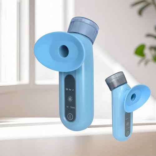 Eye Mist Steam Sprayer for Relief Dry Eyes, Eye Treatment, Portable Heated Eye Masks, Mini Eye Moisturizing Cleaning Soothing Steamer, Blue