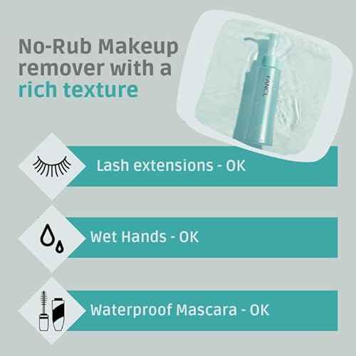 FANCL Mild Cleansing Oil, Japanese Facial Cleansing Oil, Makeup Remover, Oil Cleanser, 100% Preservative Free, Clean Skincare for Sensitive Skin [US Package] (1, Blue)