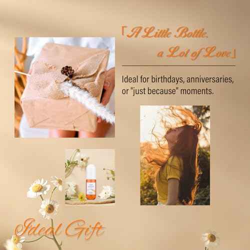 Vanilla Hair & Body Perfume Spray, Pheromones Perfumes for Women, Long-Lasting Fragrance Mist, Frizz Control & Shine-Enhancing, Nourishing Hair Repair Mist, Daily Use, Alcohol-Free, 1.7 Oz Travel Size