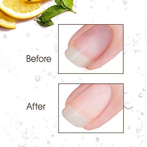 Gena Nail Brite Whitening Scrub with Brush, Cleans Conditions & Brightens Nails, 4 oz