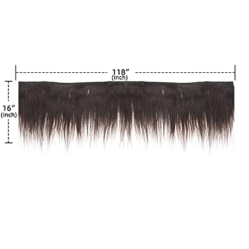 New Remy Yaky-Remy Blue 100% VIRGIN Human Hair Weave- Shed Free&Tangle Free (#1, 16¡± packs of 2)