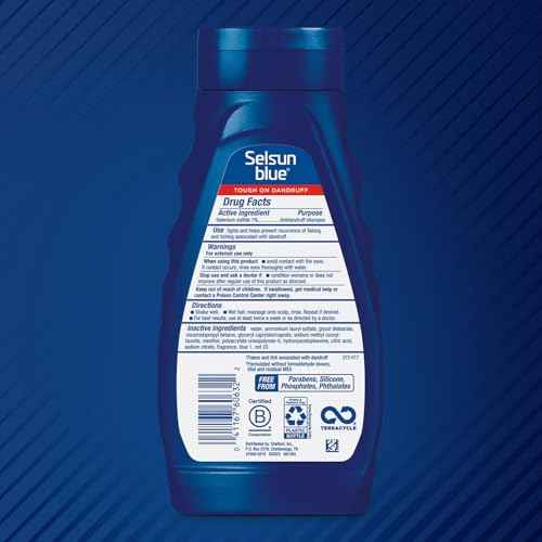 Selsun Blue Medicated Antidandruff Shampoo, Maximum Strength Scalp Treatment With Selenium Sulfide, 11 fl. oz.