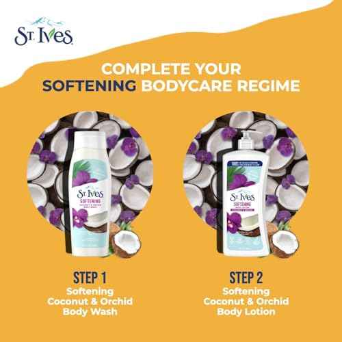 St. Ives Softening Body Lotion Coconut & Orchid Extract 21 oz