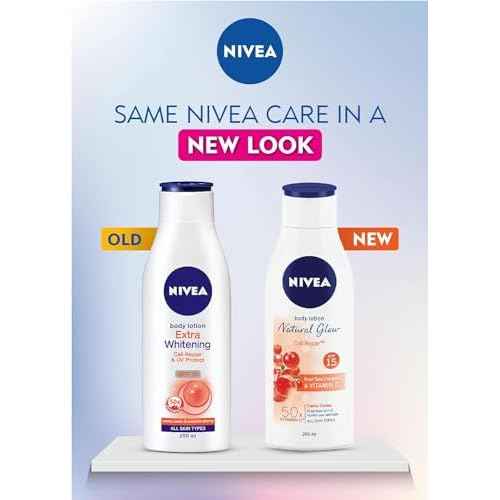 Nivea Body Lotion Natural Glow | Cell Repair Even Tone Complex & Vitamin C SPF 15 | 400ml (13.52 Fl OZ)