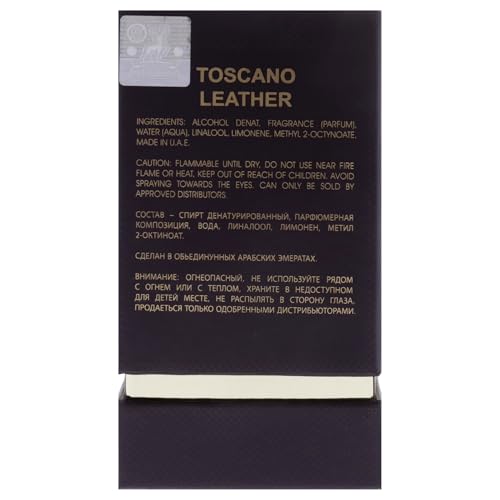 Maison Alhambra Eau De Parfum, 2.7 oz, For Men | Toscano Leather | Spray Format | Pack of 4