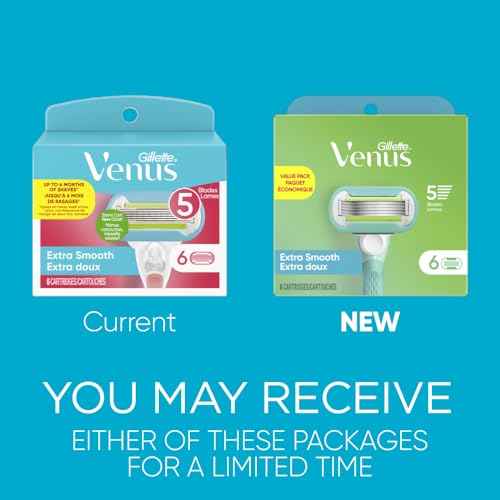 Gillette Venus Extra Smooth Womens Razor Blade Refills, 6 Count, Designed for a Close, Smooth Shave