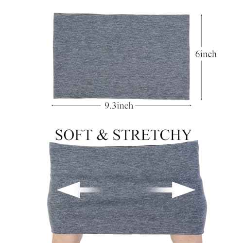 Huachi Wide Headbands: Boho Elastic Non-Slip Thick Stretchy Headbands for Women's Workout, Running, and Active Wear