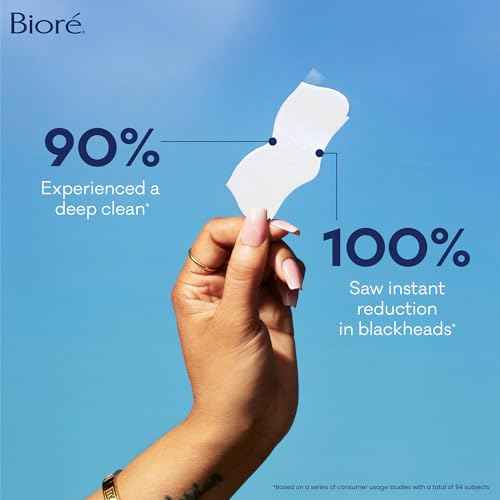 Bior? Original Blackhead Remover Strips, Deep Cleansing Nose Strips With Instant Pore Unclogging, Features C-Bond Technology, Oil-Free, Non-Comedogenic Use, 14 Count