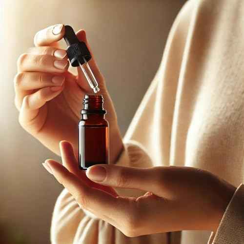 4 Pcs of 1ml, 2ml, 3ml, 5ml Dropper Bottle, Bottles with Dropper, amber glass dropper bottle, Clear Liquid Container for Essential Oils, Perfume (Amber)