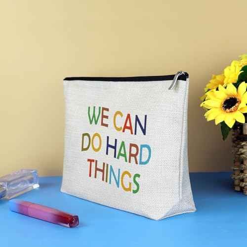 Inspirational Gifts for Women Teen Girl Makeup Bags Birthday Christmas Graduation Gift for Her Coworker Employee Mom Wife Sister Daughter Niece Granddaughter Cosmetic Bags Travel Toiletry Pouch