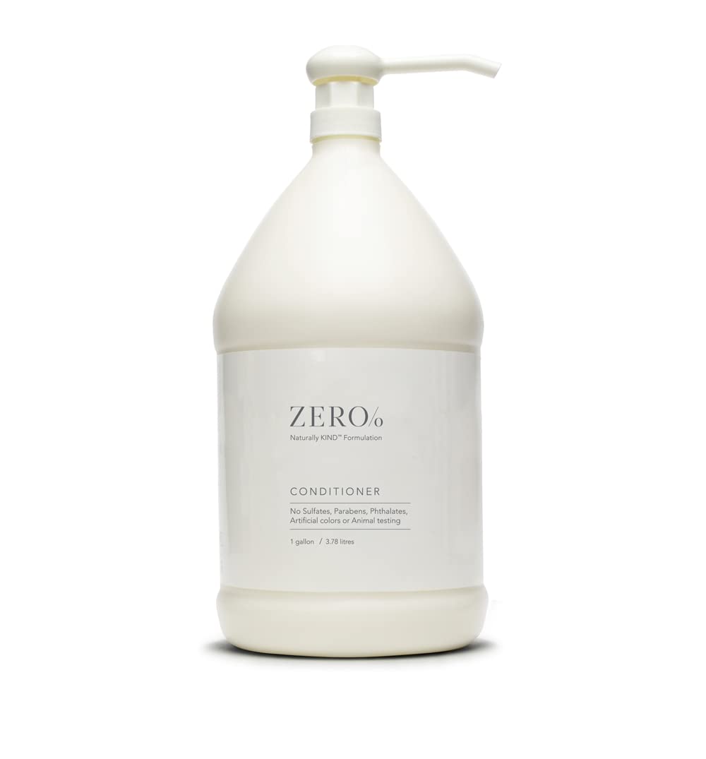 Gilchrist & Soames Zero% Unisex Conditioner - 1 Gallon - Light and fresh, All Hair Types, Zero Parabens, Sulfates, and Phthalates