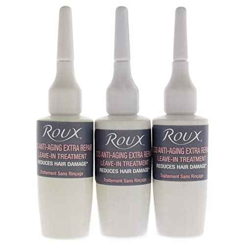 Roux 233 Anti-Aging Extra Repair, Leave In Treatment with Strengthening Keratin, 3 Applications per Box
